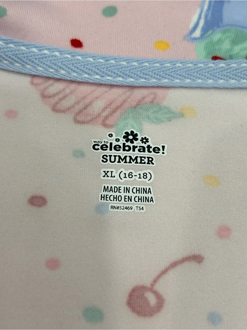 Pink Ice Cream Print Short Pajama Set - Soft Sleep Top & Shorts